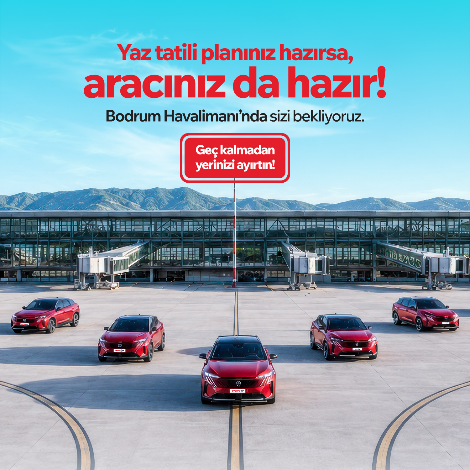 Bodrum Havalimanı Araç Kiralama