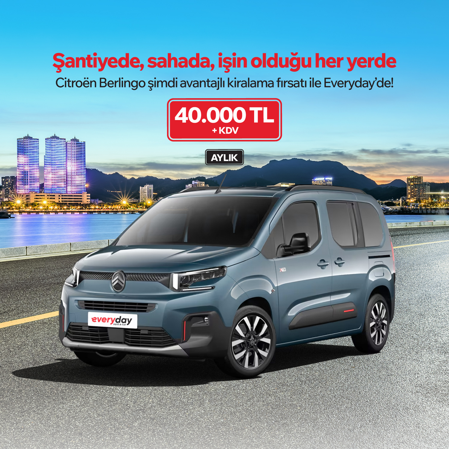 Aylık Araç Kiralama 40.000 TL